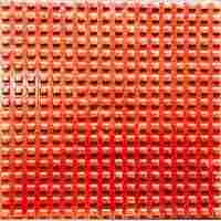 Bindi Square Chequered Tile (Color Red)
