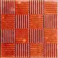 Pencil Chequered Tile (Color Red)
