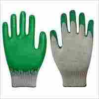 Premium Latex Palm Coated Gloves-Green