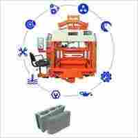 Auto Feeder Double Punch Hollow Block Machine