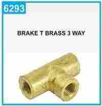Brake T Brass 3 Way