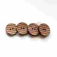 Round Convex Coconut Shell Buttons