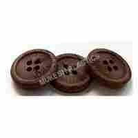 Brown Wooden Button