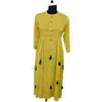 Rayon Handwork Kurti