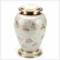 2041-L Butterfly Enamel Cremation Urns