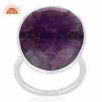 Indian Sterling Silver Amethyst Gemstone Rings Jewelry For Womens