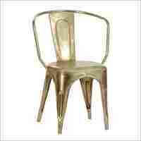 Brass Plated Iron Chair