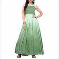 Designer Casual Green gown