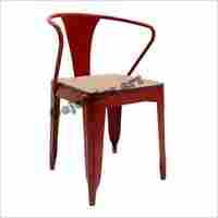 Iron Arm Wood Chair