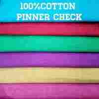 Cotton Pinnar Check Fasbric 58''