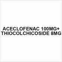 Aceclofenac 100mg+Thiocolchicoside 8mg