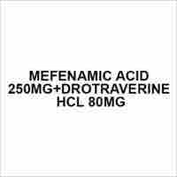 Mefenamic acid 250mg+Drotraverine HCl 80mg