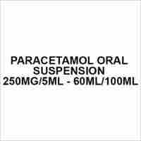Paracetamol Oral suspension 250mg 5ml - 60ml 100ml