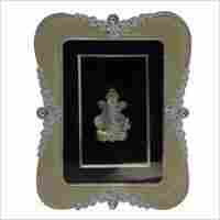 Silver Plated Ganesha Photo Frame