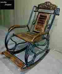 Iron Rocking Chair (Multi-Color)