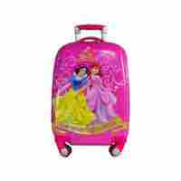 18 Inch Princess5 Pink 2000Cms 4 Wheel Kids Hardsided Trolley Bag