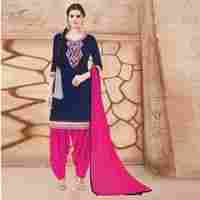 Fancy Patiala Embroidered Suit