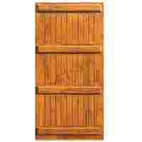 Three Panel Wooden Door