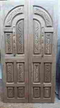 Carving Wooden Door