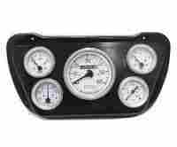 Willys jeep Panel Dash Gauge Instrument Cluster with Black Mounting Plate