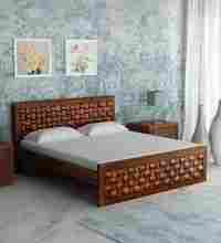 LifeEstyle Solid Wood King Size Bed