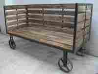 Industrial Cart Bench Four Wheels