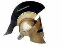 Thor King 300 Leonidas Spartan Helmet Black Plume