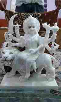 Marble Durga statue