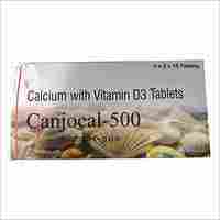 Canjocal 500 Calcium Vitamin D3 Tablets