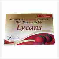Lycans Antioxidants Lycopene Vitamins Multimineral Capsules