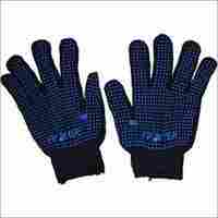 fruntiur dotted blue hand gloves