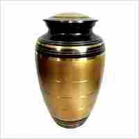 Golden Black Cremation Urns
