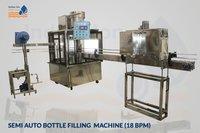 Semi-Automatic Semi Auto Bottle Filling Machine 18 Bpm