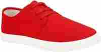 Comfort Red Mens Canvas Slip Shoes
