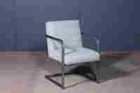 Design Metal White Arm Chair