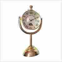 Antique Brass Desktop Clock