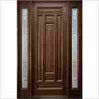 Brown Wooden Panel Door