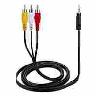 1.5 Meter Male 3.5mm to 3-RCA AV Cable