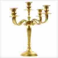 4 Tier Brass Candle Stand
