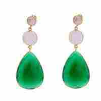 925 Sterling Silver Dangle Hanging Various Colours Beautiful Womens Earring