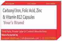 Carbonyl Iron Folic Acid Zinc Vitamin B12 Capsules