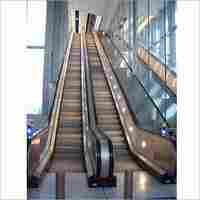 Escalator With Railing