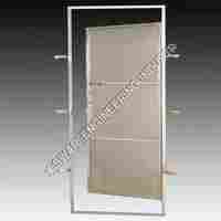 Stainless Steel Bathroom Door