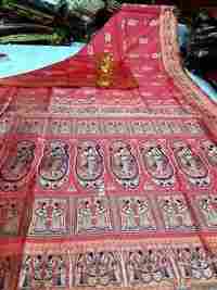 Handloom Soft Silk Baluchari Sarees