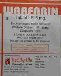 Warfarin Tablets  BP 1 mg