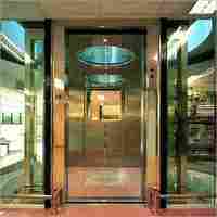 Commercial Hydraulic Glass Elevator