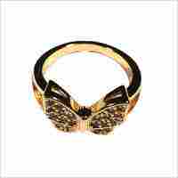 Golden Plated Butterfly Shaped Finger Ring