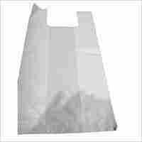 White Plastic U Cut Carry Bag