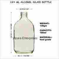 180 ML Alcohol Glass Bottle