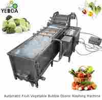 स्वचालित फल सब्जी बुलबुला ओजोन वाशिंग मशीन